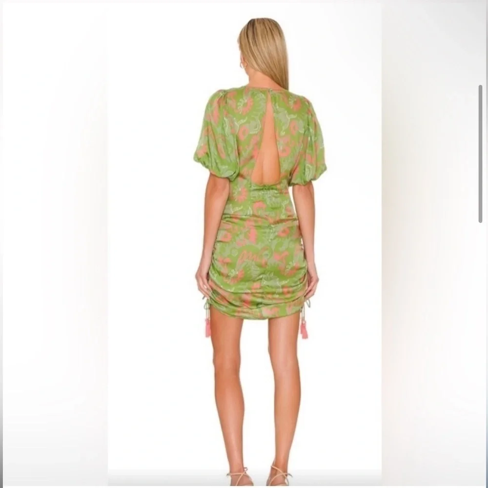 🔥 NWT 🔥 CLEOBELLA Revolve Kamila Mini Dress in Abstract Print Size XS 💕 - Picture 3 of 14